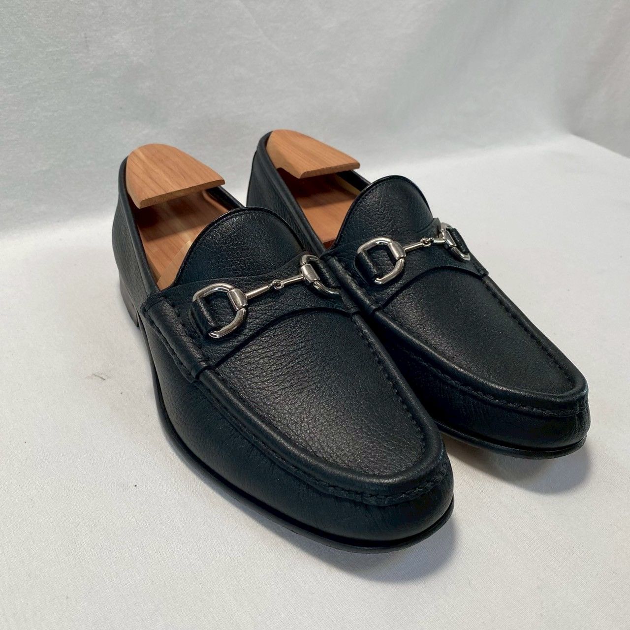 美品・付属品完備】GUCCI/ビットローファー/黒レザー/5サイズ