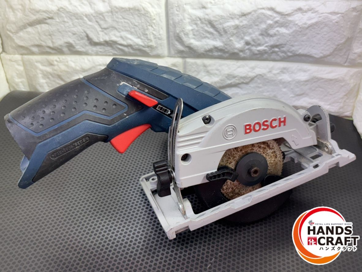 ▽ ボッシュ GKS10.8V-LI 丸ノコ バッテリー×1 充電器×1