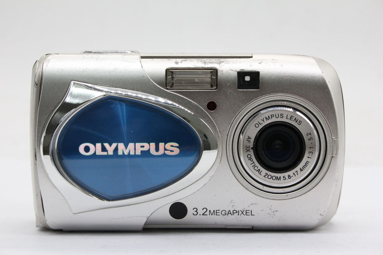 オリンパス 【返品保証】 オリンパス Olympus μ-15 Digital 3x バッテリー付き コンパクトデジタルカメラ v2128