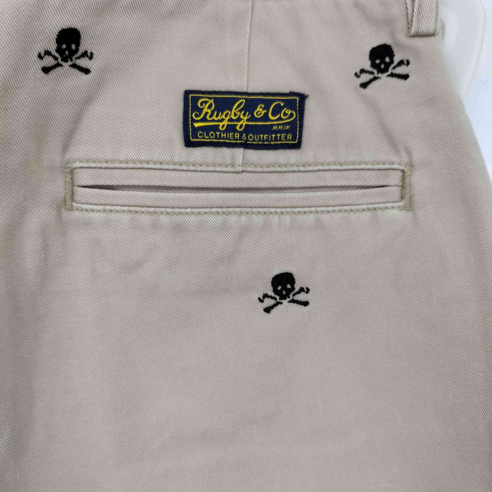 ラグビーラルフローレン Rugby Ralph Lauren スカル刺繍 スリム