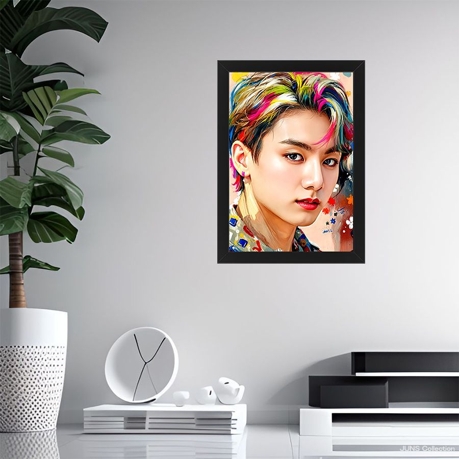 BTS SUGA シュガ アート ポスター +フレームセット S1(24X33cm