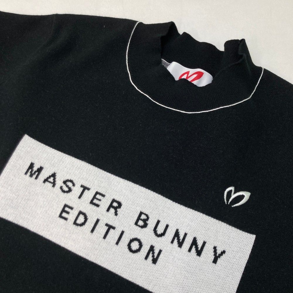 サイズ：2 MASTER BUNNY EDITION マスターバニーエディション 2023年 ニットセーター  ブラック系 [240101428143] ゴルフウェア レディース ストスト サイズ：2 MASTER BUNNY EDITION マスターバニーエディション