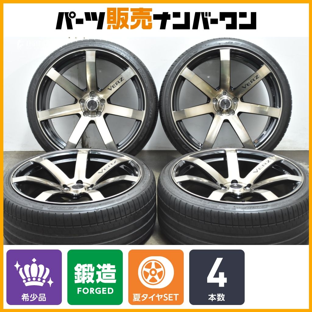 大口径 鍛造ホイール KUHL VERZ VRF01 21in 9.5J 30 PCD114.3 ファルケン 245 35R21 アルファード ヴェルファイア エルグランド