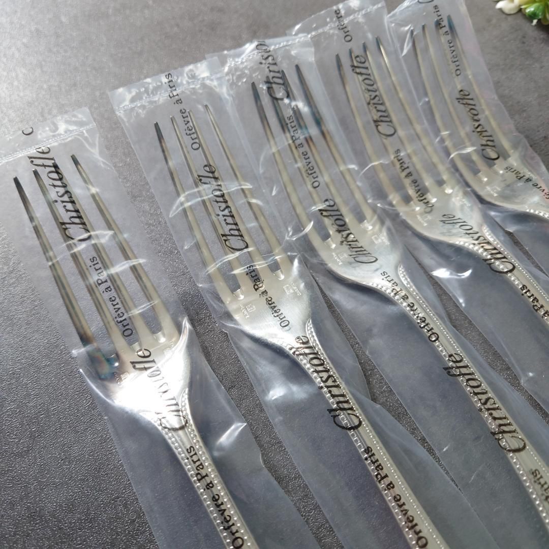 クリストフル パール 未開封 テーブルフォーク 5点 SKLAD-KIRPICHA_RU