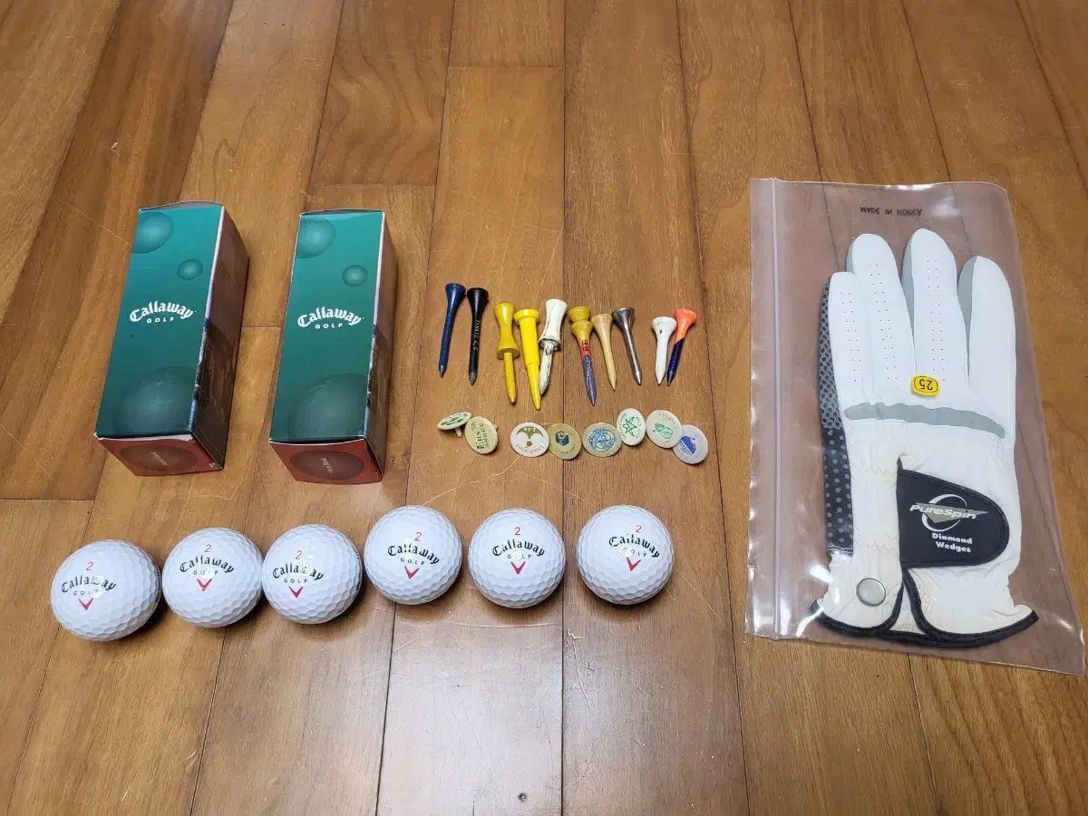【雷市場（ポンジャン）商品韓国直送】 未使用 Callaway(キャロウェイ) 6 区 ゴルフボール を除きます オールインワンバッチ
