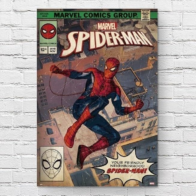 映画ポスター スパイダーマン コミックブックカバーデザイン