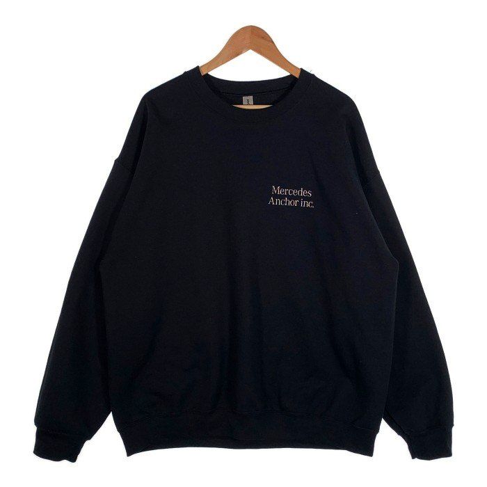 Mercedes Anchor Inc. クルーネックスウェット 黒 Mサイズ