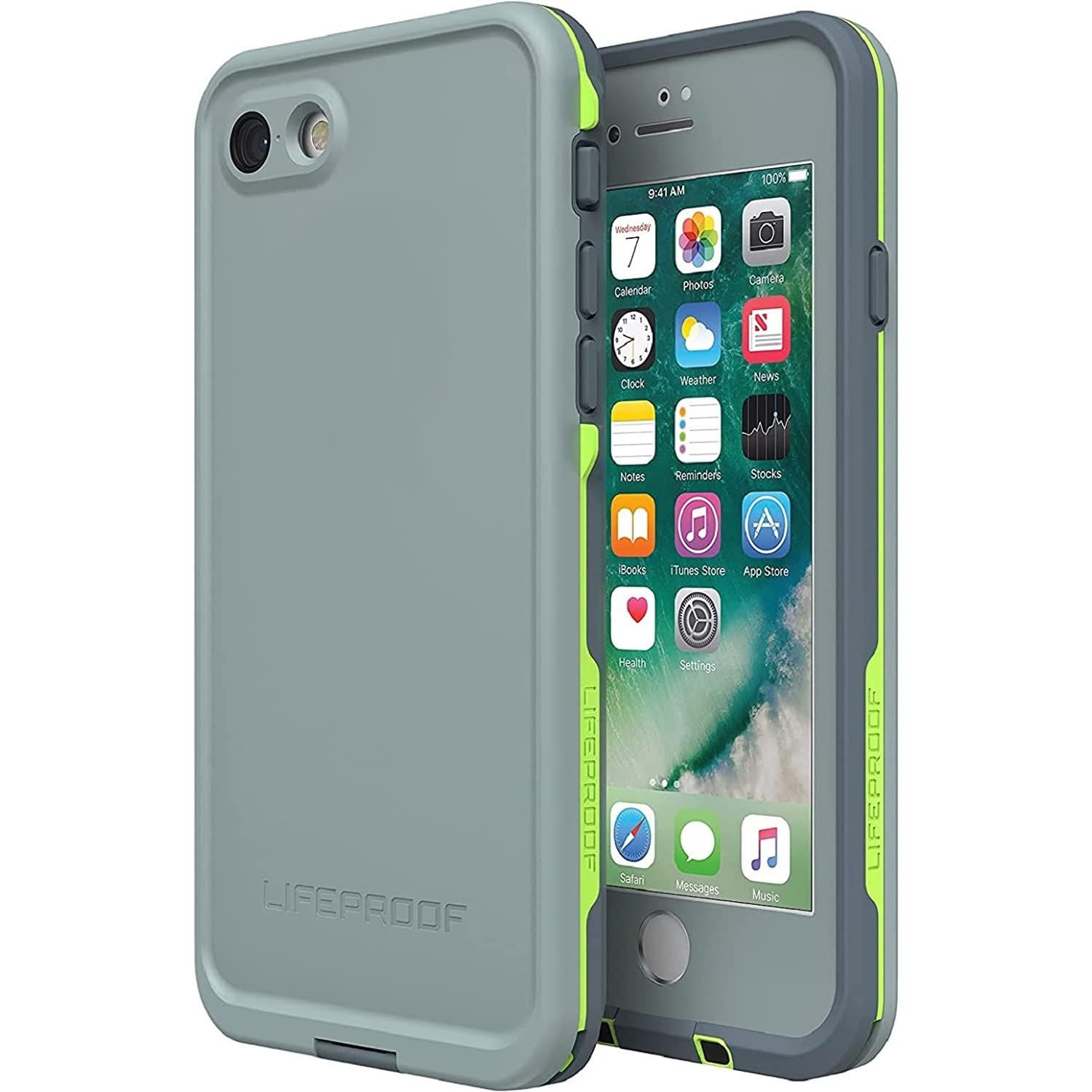 LifeProof FRĒシリーズ 防水ケース iPhone SE 第3および第2世代 - iPhone 8|7 Plusは除く -非小売パッケージ - ドロップイン アビス|ライム|ストーミーウェザー