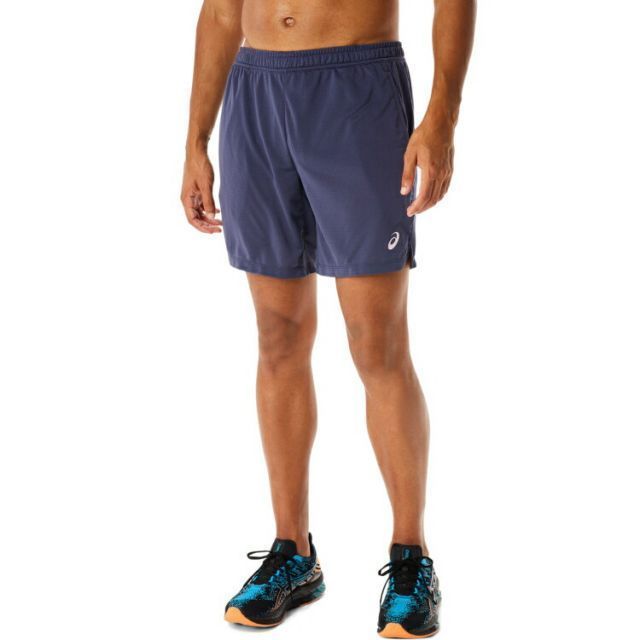 asics アシックス 7IN KNIT SHORTS インディゴフォグ 2XL 2031D790 502 | スポーツ メンズ 2XL 服 衣類 衣料品ウェア ウエア ショートパンツ ハーフパンツ 吸汗速乾 通気性 軽量 ポケット付き メッシュ素