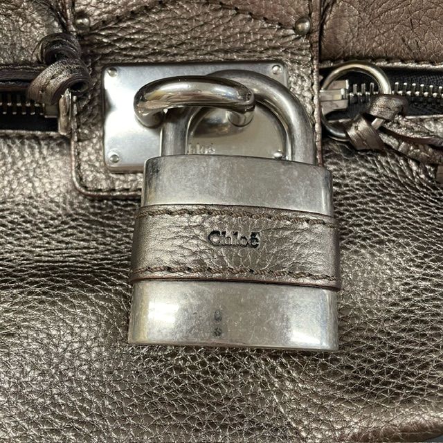 Chloe クロエ パディントン ショルダーバッグ メタリック Chloe クロエ パディントン ショルダーバッグ メタリック