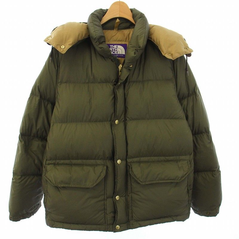 ノースフェイス パープルレーベル THE NORTH FACE PURPLE LABEL SIERRA PARKA ダウンジャケット ジップアップ アウター S カーキ ND2769N /TK