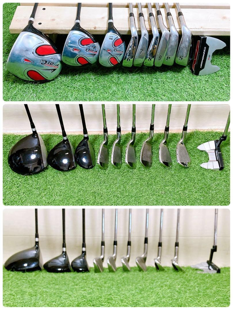 10初心者オススメ　ゴルフクラブ　メンズセット　キャディーバッグ　フード未使用 10初心者オススメ ゴルフクラブ メンズセット キャディーバッグ
