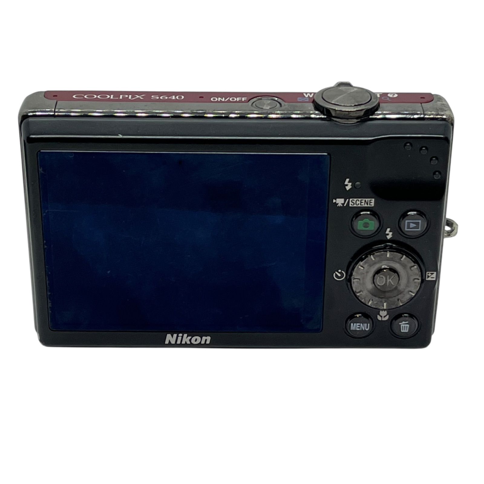 Nikon COOLPIX S640 レッド 動作品 光学5倍 付属品完備 ニコン Nikon