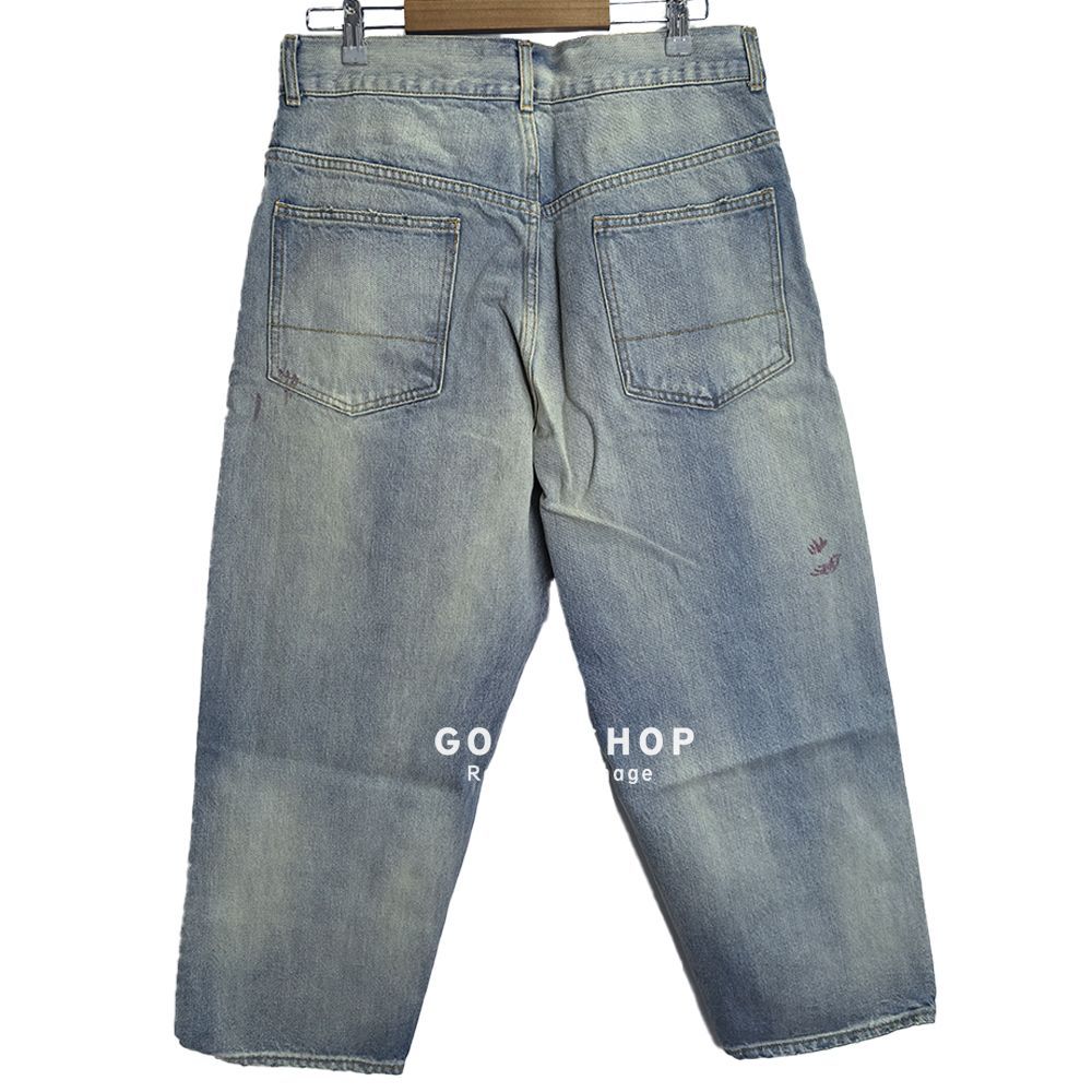 ANCELLM REMAKE TAPERED 5P DENIM アンセルム リメイク セルビッジ テーパードデニム 5ポケット デニムパンツ  インディゴ - メルカリ