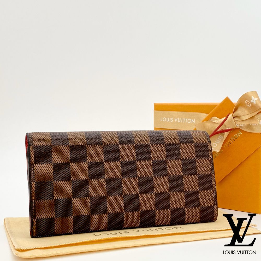 極美品】ルイヴィトン LOUIS VUITTON ダミエ ポルトフォイユ・エミリー 