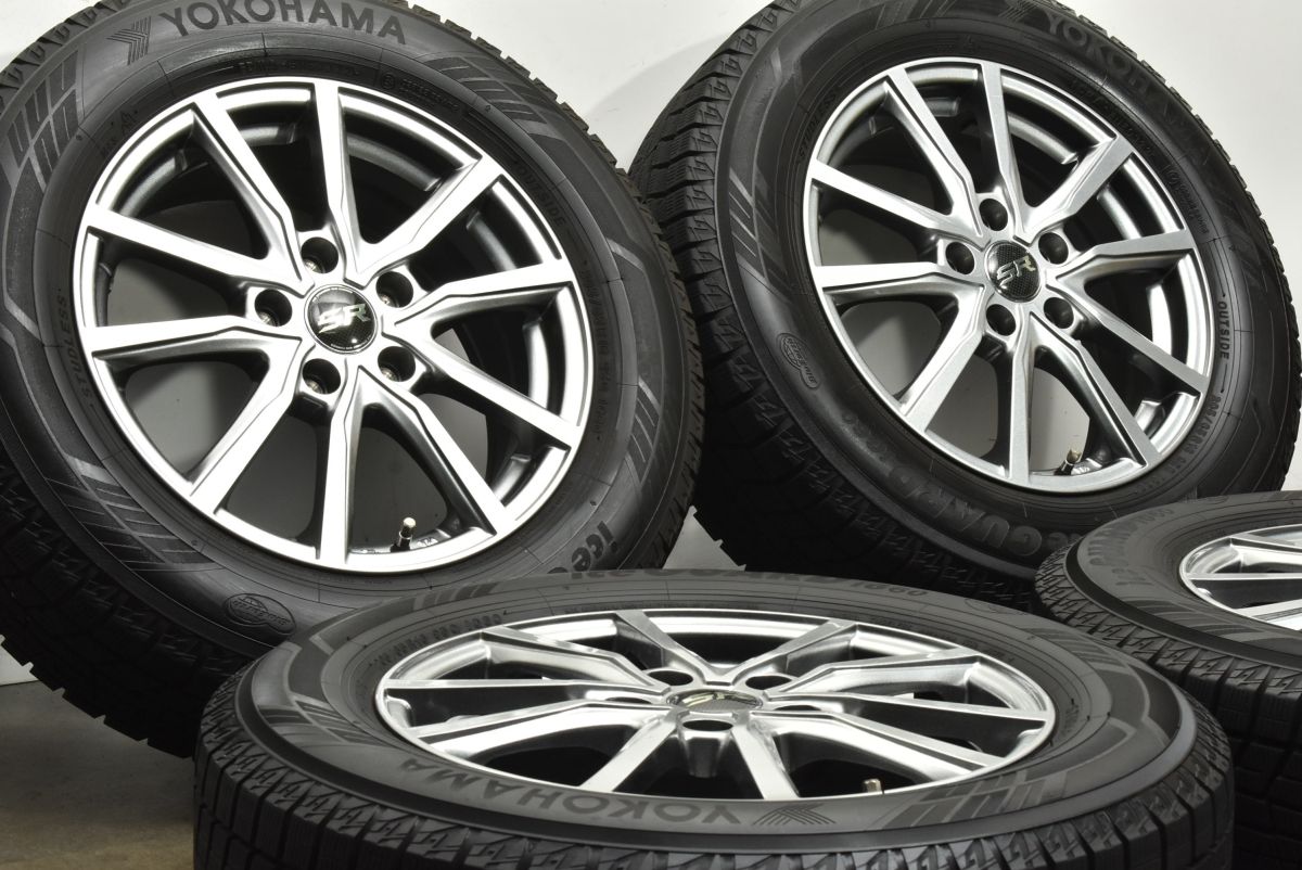 バリ溝 SR 16in 6.5J 48 PCD114.3 製 ヨコハマ アイスガード iG60 205 65R16 ヤリスクロス 70 カムリ C28 セレナ