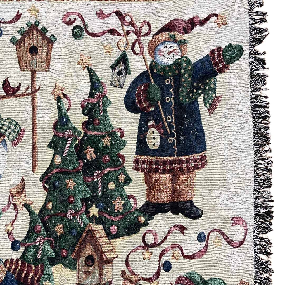 vintageラグ カーペット クリスマスツリー 雪だるま 2043 vintageラグ カーペット クリスマスツリー 雪だるま 2043 - メルカリ
