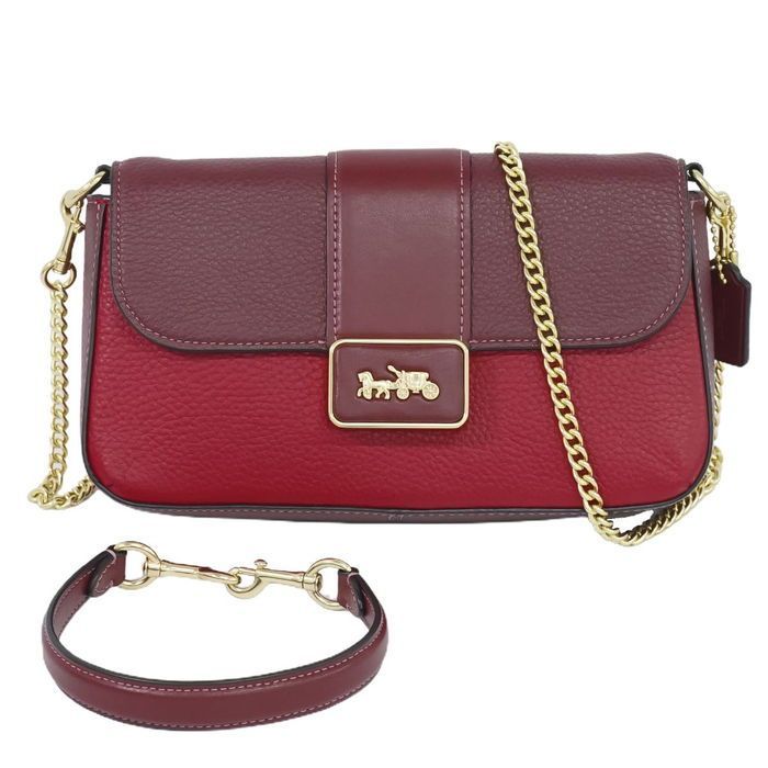 コーチ COACH ミニ グレース クロスボディ カラーブロック 2WAY 