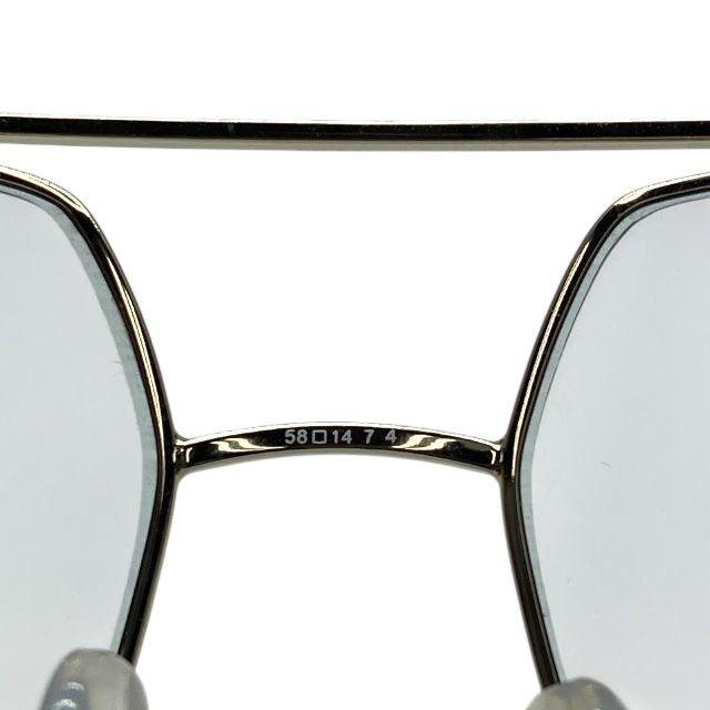 マークジェイコブス MARC 271 3YG 140 58-14 眼鏡 メガネ アイウェア パイロット ステンレススチール クリア メタル ロゴ MARC JACOBS KANDAIZUMI_COM