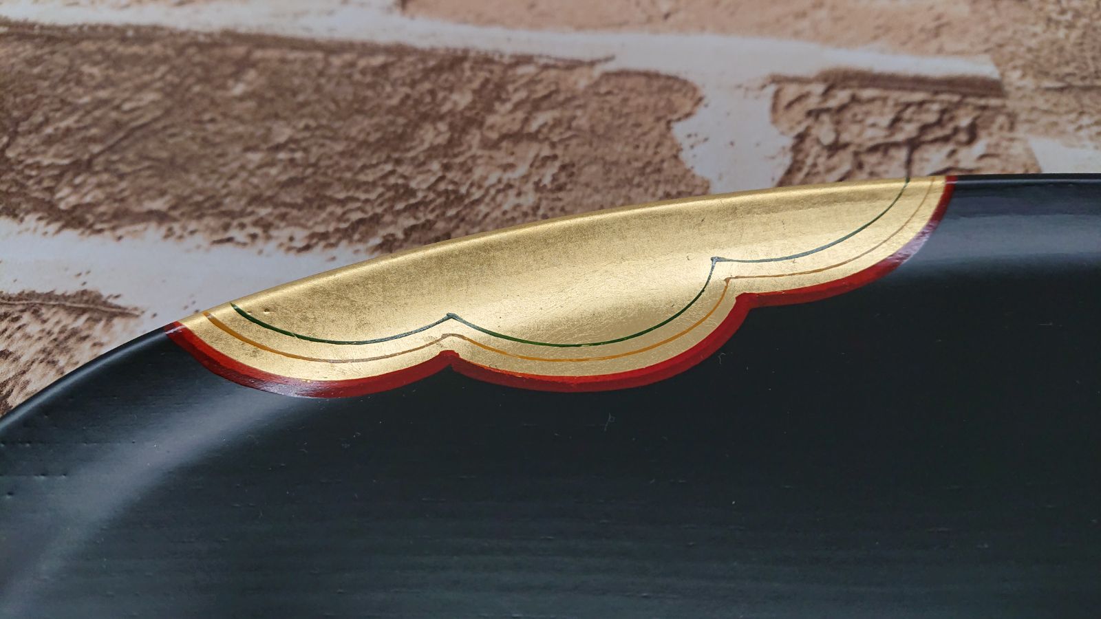 象彦 蛤型 源氏雲 菓子盆 金箔 京漆器 - メルカリ