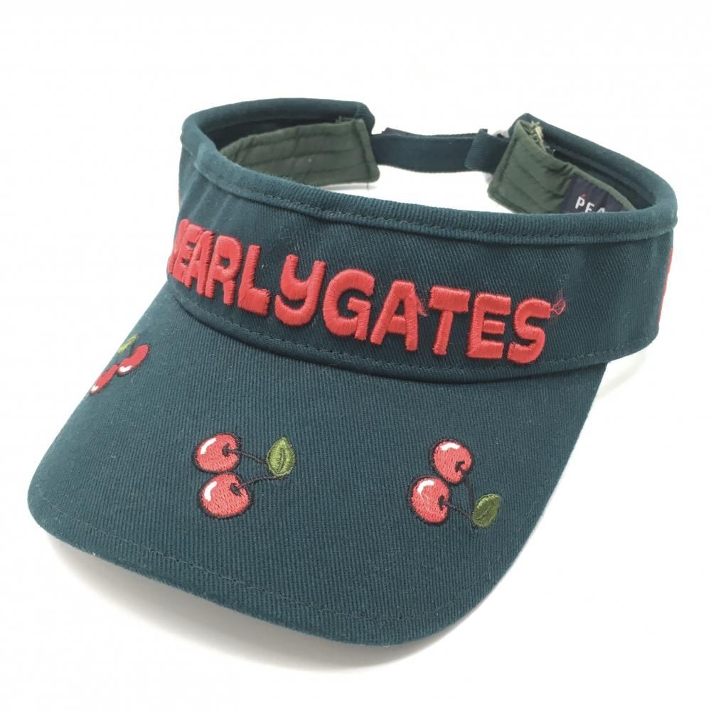 PEARLY GATES チェック柄バイザー 1989 パーリーゲイツ PG フロント