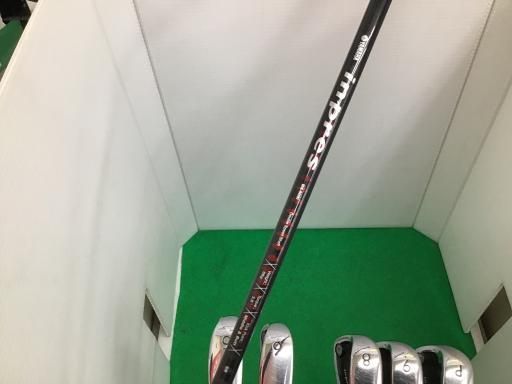 ヤマハ inpres X D BLACK 6 S アイアンセット IR DX-508 i フレックスSR メンズ 男性用 右利き 右用 Cランク ゴルフクラブ