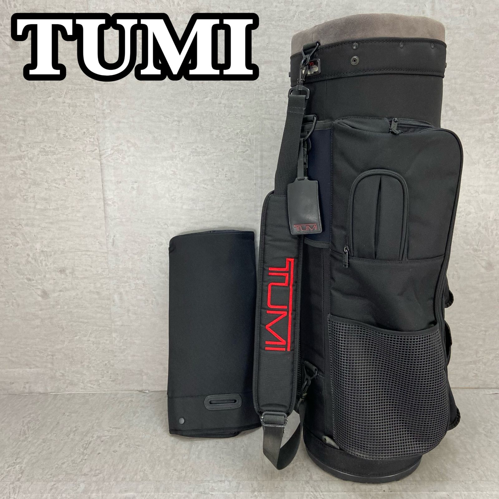 TUMI トゥミ 286D3 ゴルフ キャディバッグ カート式 約10型 約25㎝ 4.4㎏ ナイロン製 バック ラウンド