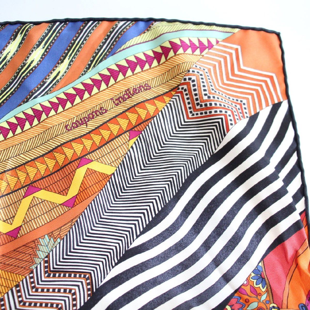 HERMES エルメス カレ 45 ガヴロッシュ スカーフ インドのかけら