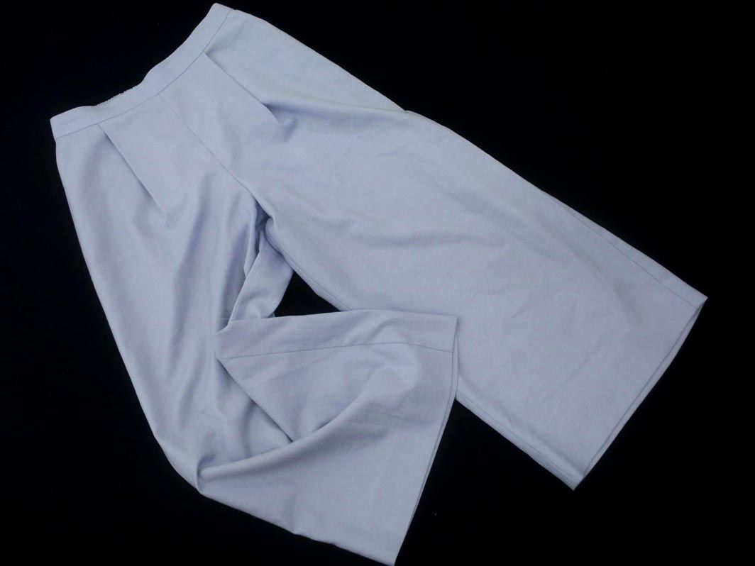 INDIVI インディヴィ ガウチョ パンツ size34/水色
