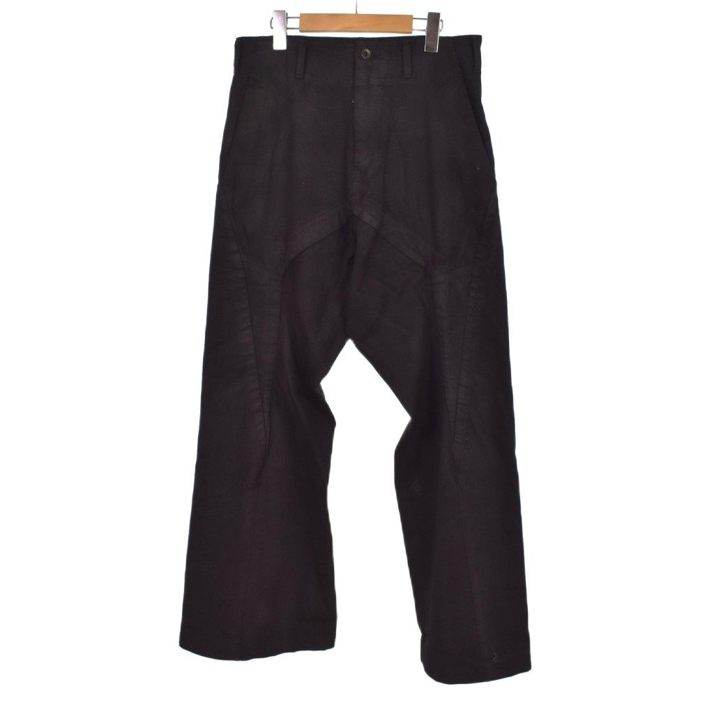 ユリウス JULIUS 23FW TROUSERS FOR MALE デニム エッジ シーム バギー