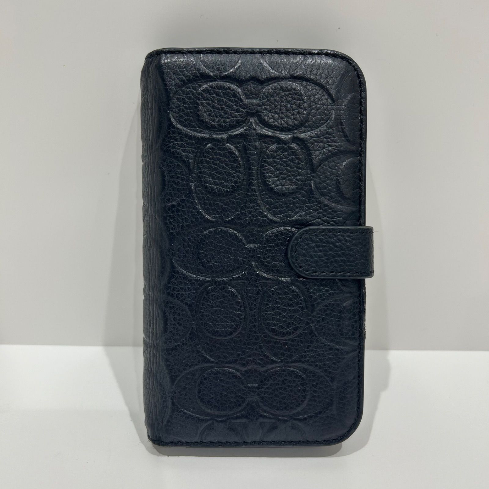 【2024年製 新品】 iPhone15 COACH コーチ 手帳型 シグネチャー スマホケース iPhoneアクセサリー