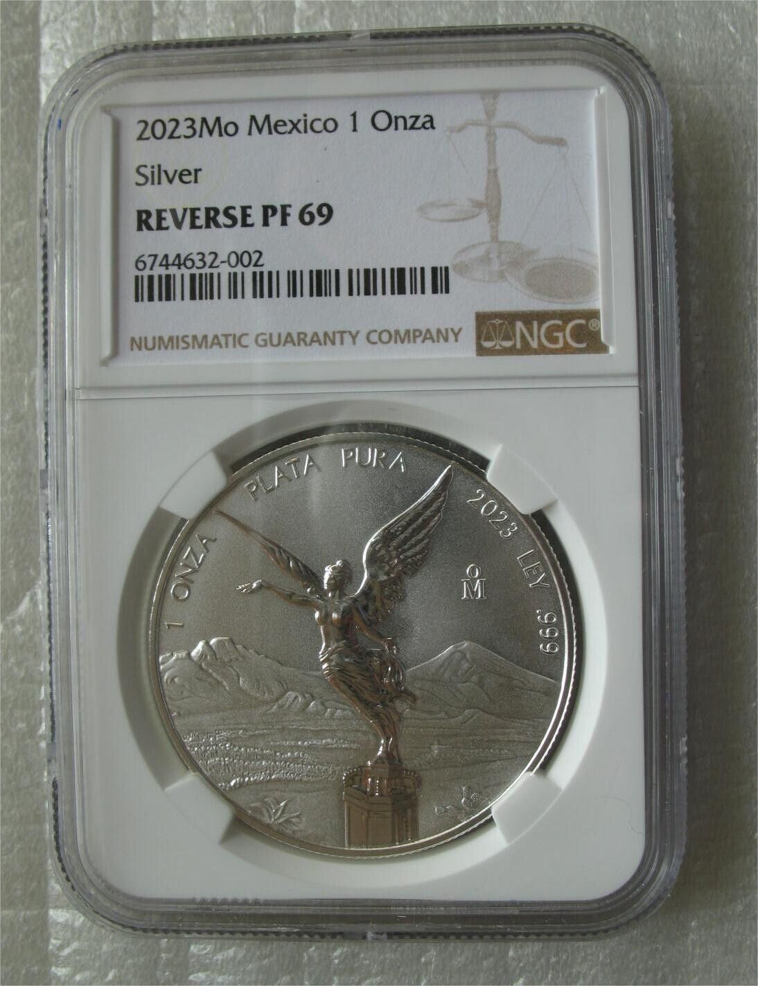 Mexico 2025 1ONZA Libertad Silver Reverse Proof Coin NGC PF69