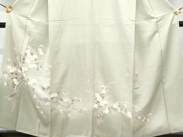 平和屋着物○訪問着 絞り 道長更紗花唐草文 暈し染め 正絹