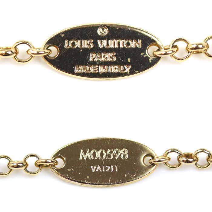 LOUIS VUITTON ルイ・ヴィトン メタル LV コリエ ベイビー