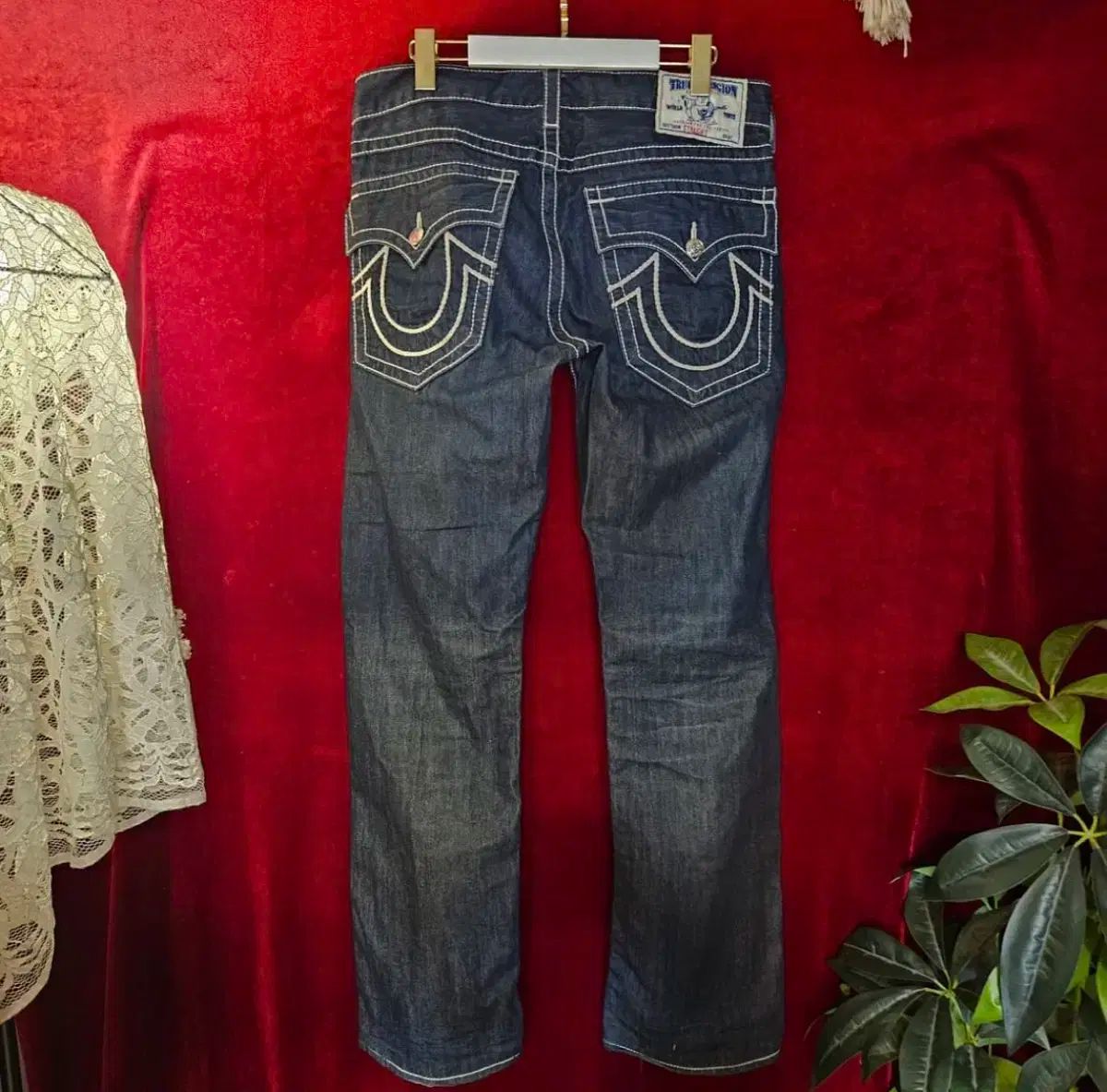 TRUE RELIGION トゥルーレリジョン セルビッジ ステッチ デニム パンツ
