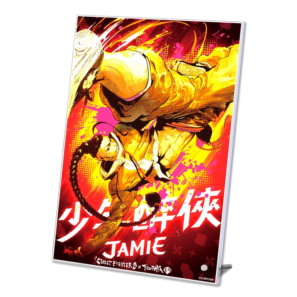 ストリートファイター6 キラ箔アクリルプレート ルーク 春麗 ジュリ 豪