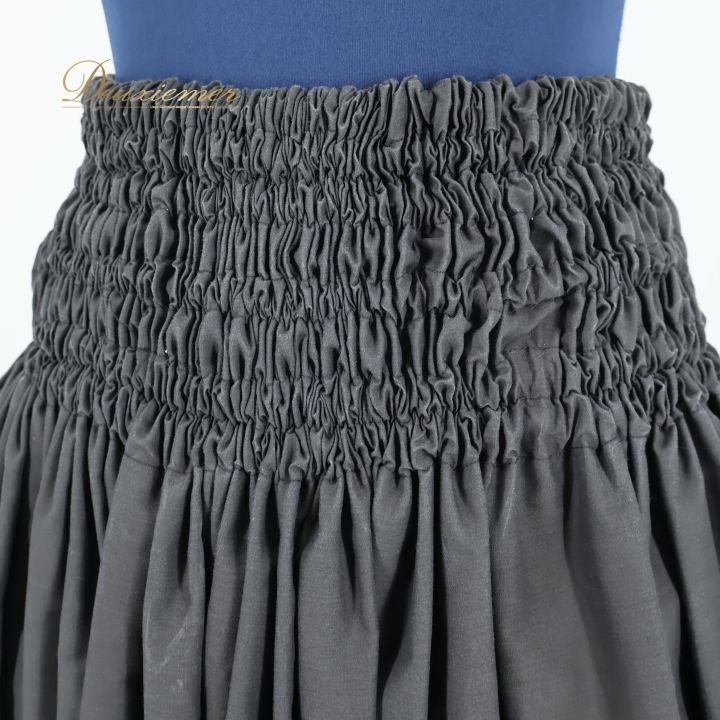 フラダンス 衣装 パウスカート ブラック系 シングル フラ ダンス 花柄