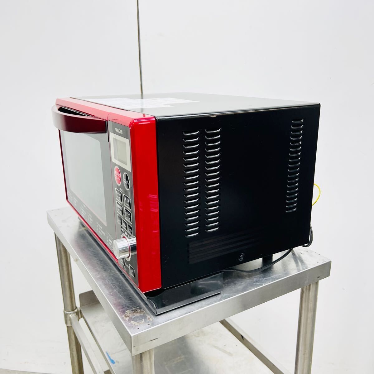 山善 オーブンレンジ YRK-F250SV(R) レッド フラット 家庭用 2021年製