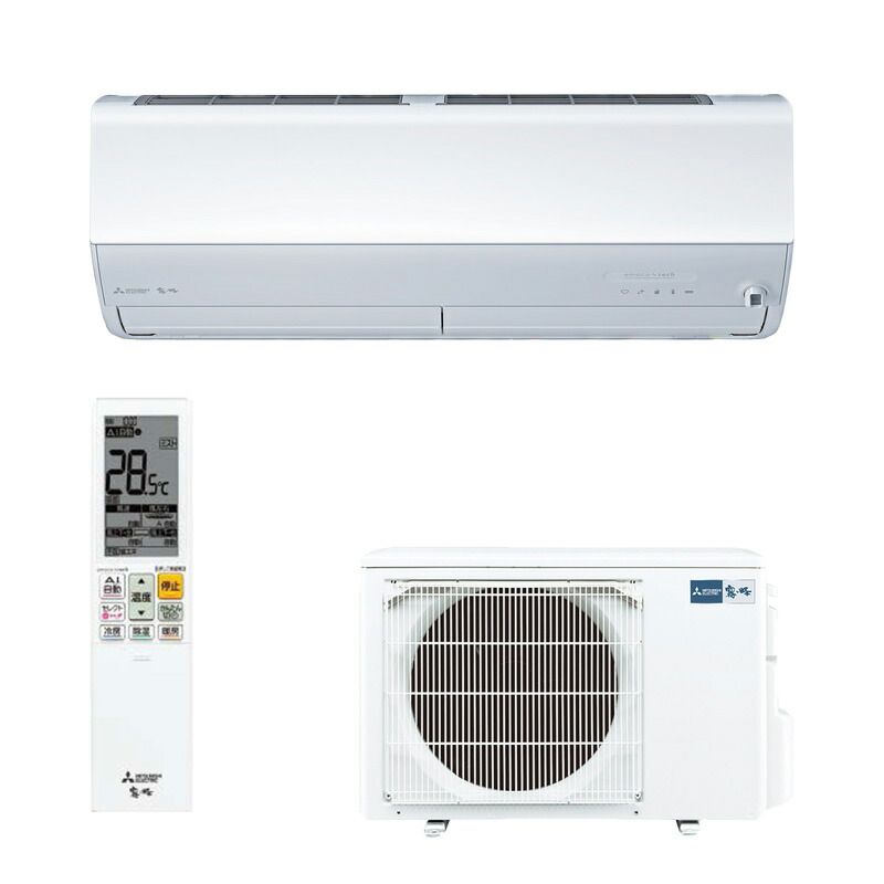 【佐川便・複数小口】未開封 未使用品 三菱電機 ルームエアコン 霧ヶ峰 200V 14畳 MSZ-GV4018S-W-IN＋MUCZ-G4018S 未開封 未使用品 三菱電機 MITSUBISHI ELECTRIC 14畳用 ルームエアコン