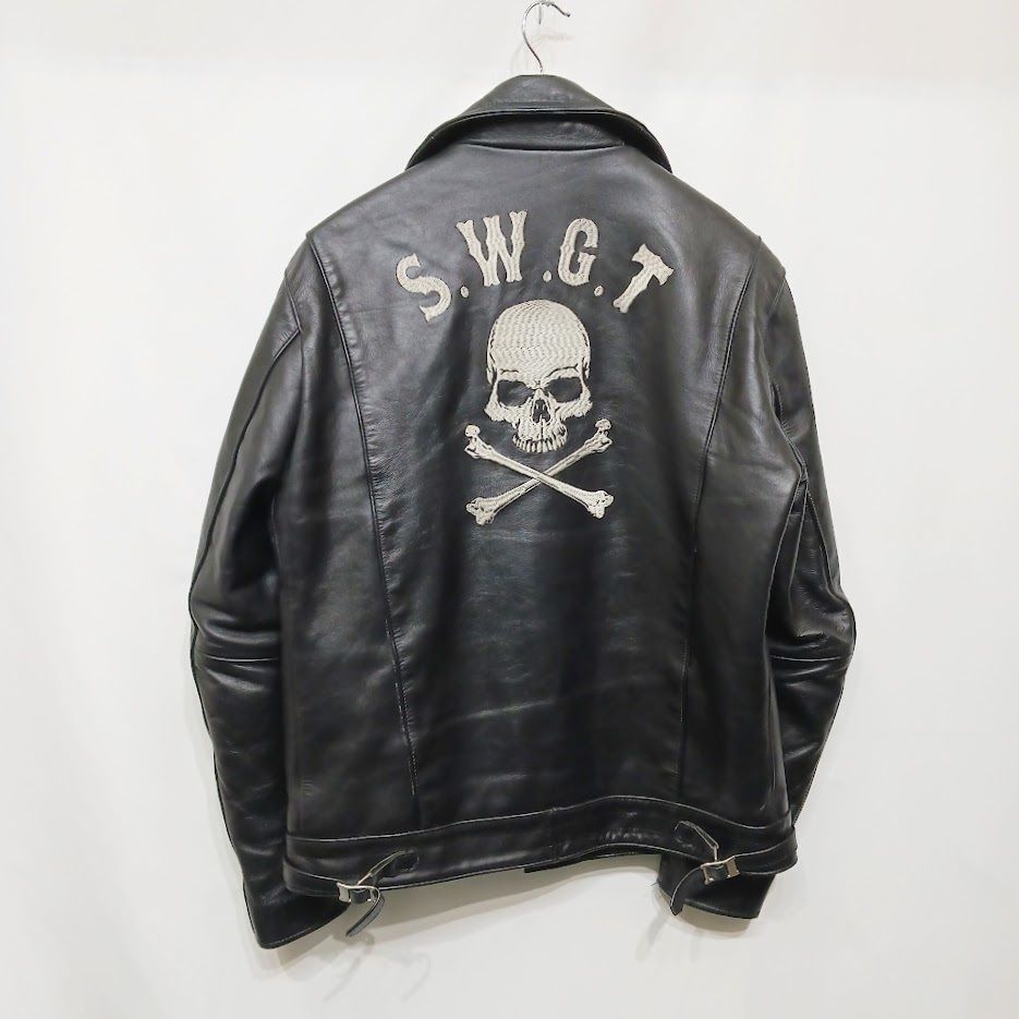 SKULL WORKS スカルワークス S.W.G.T レザーダブルライダース 