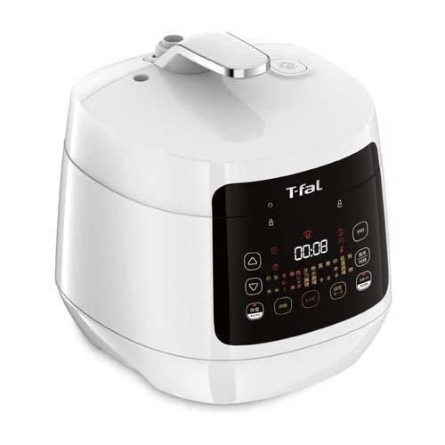 ティファール ラクラ クッカー コンパクト 電気圧力鍋 ホワイトCY3511JP 炒める 煮込む 蒸す 炊飯 保温 再加熱 T-fal 時短 便利 ご馳走 クリスマス