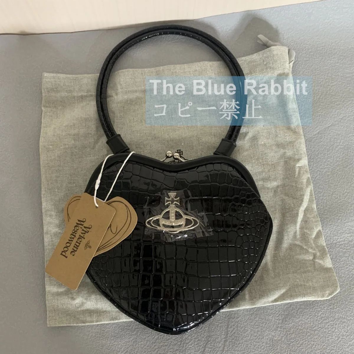 値下！！ Vivienne Westwood ヴィヴィアンウエストウッド ハンドバッグ Belle Heart Frame Purse ブラック 財布