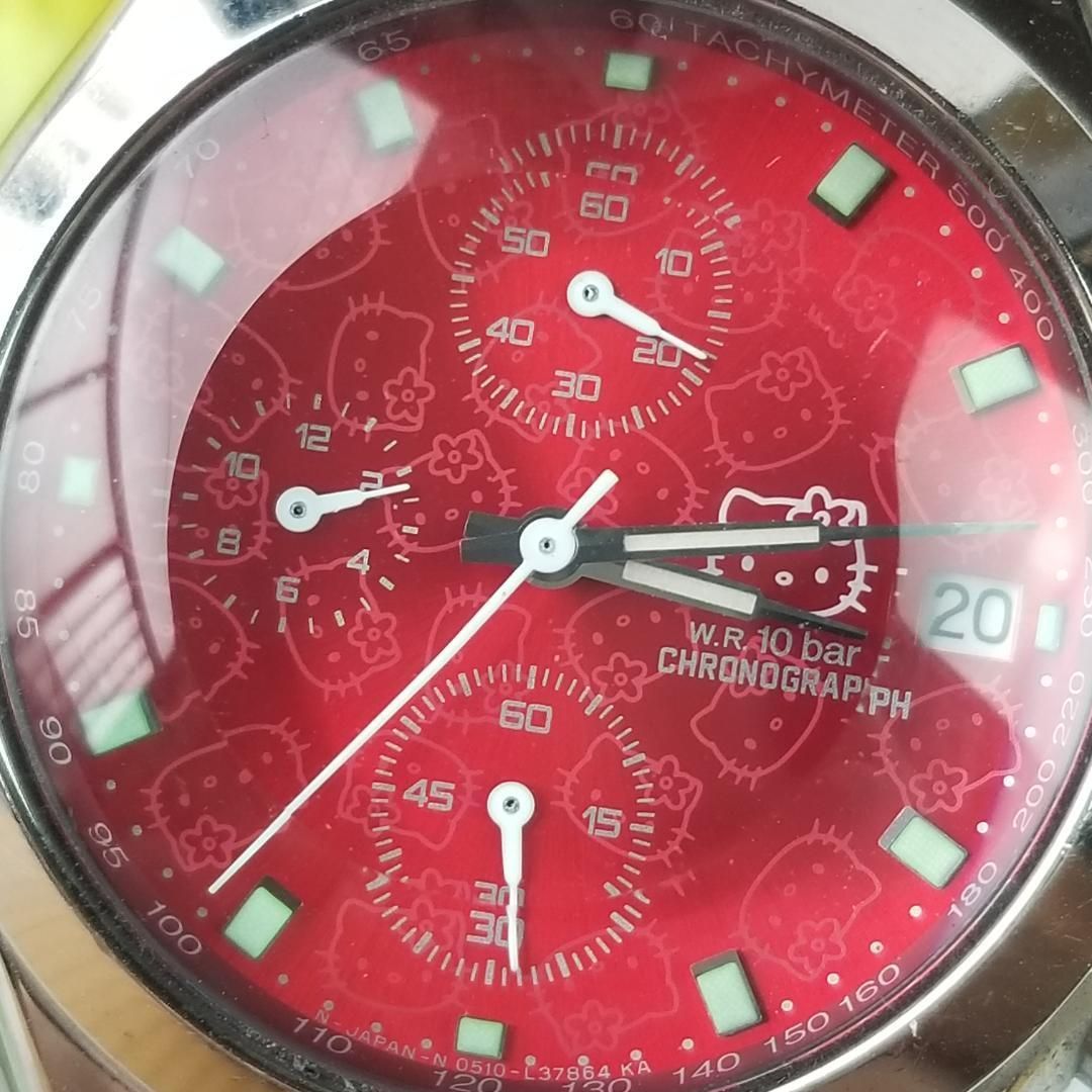 ハローキティ クロノグラフ 限定 サンリオ シチズン