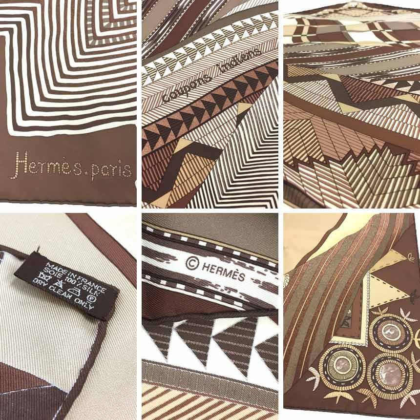 希少 HERMES エルメス スカーフ カレ90 COUPONS INDIENS インド
