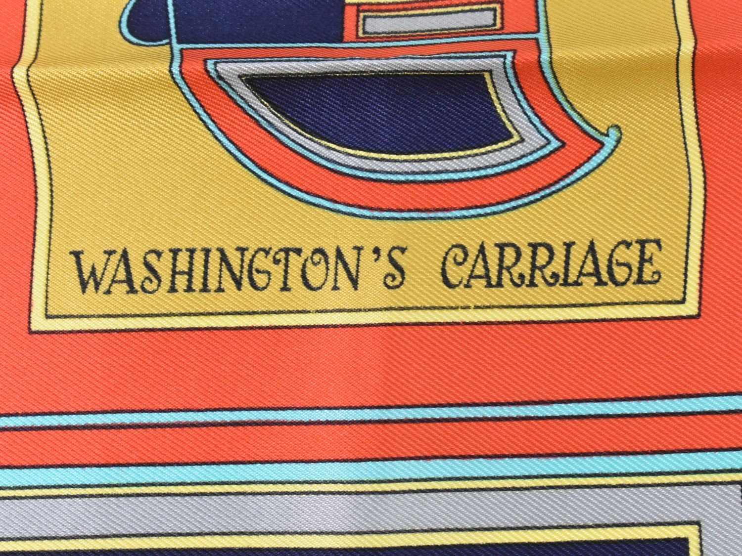 エルメス HERMES スカーフ　カレ90 「ジョージワシントンの馬車」 エルメス HERMES スカーフ カレ90 「ジョージワシントンの馬車