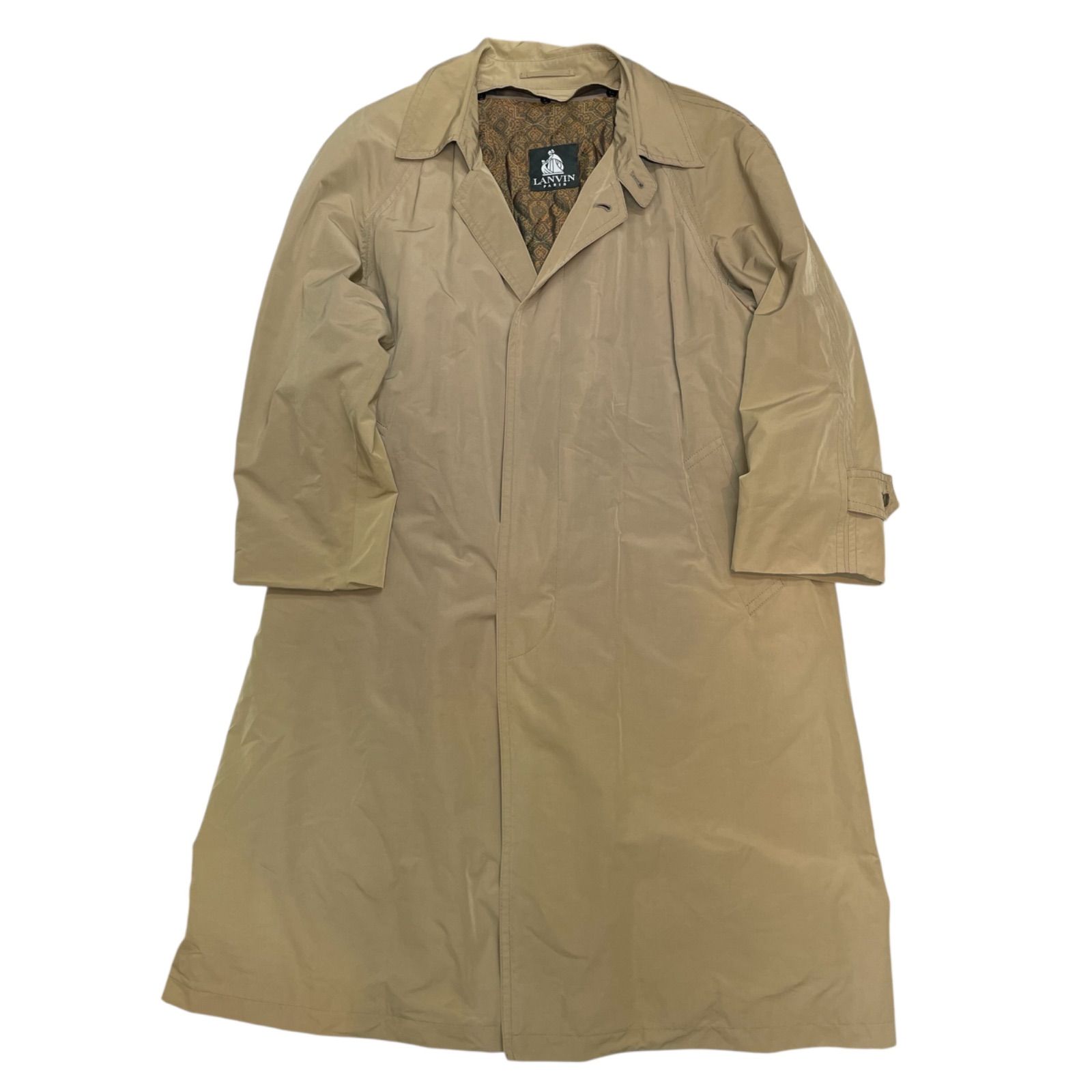 着画あり!! 90s モード LANVIN コーティング ステンカラーコート LANVIN 90s OLD ステンカラーコート M - メルカリ