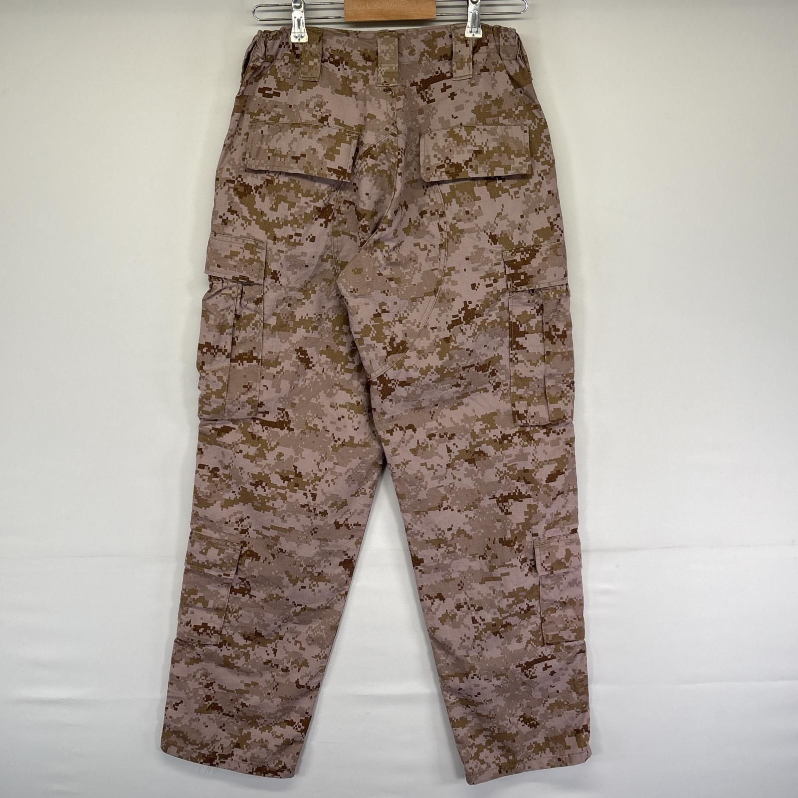 古着 ミリタリーロングパンツ 米軍実物 デジカモ 迷彩 ポケット