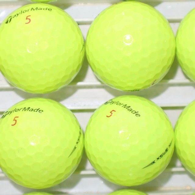 Aランク 25個 TP5X イエローカラー テーラーメイド 良品  TAYLORMADE ロストボール ゴルフボール 送料無料 Aランク 25個 TP5X イエローカラー テーラーメイド 良品