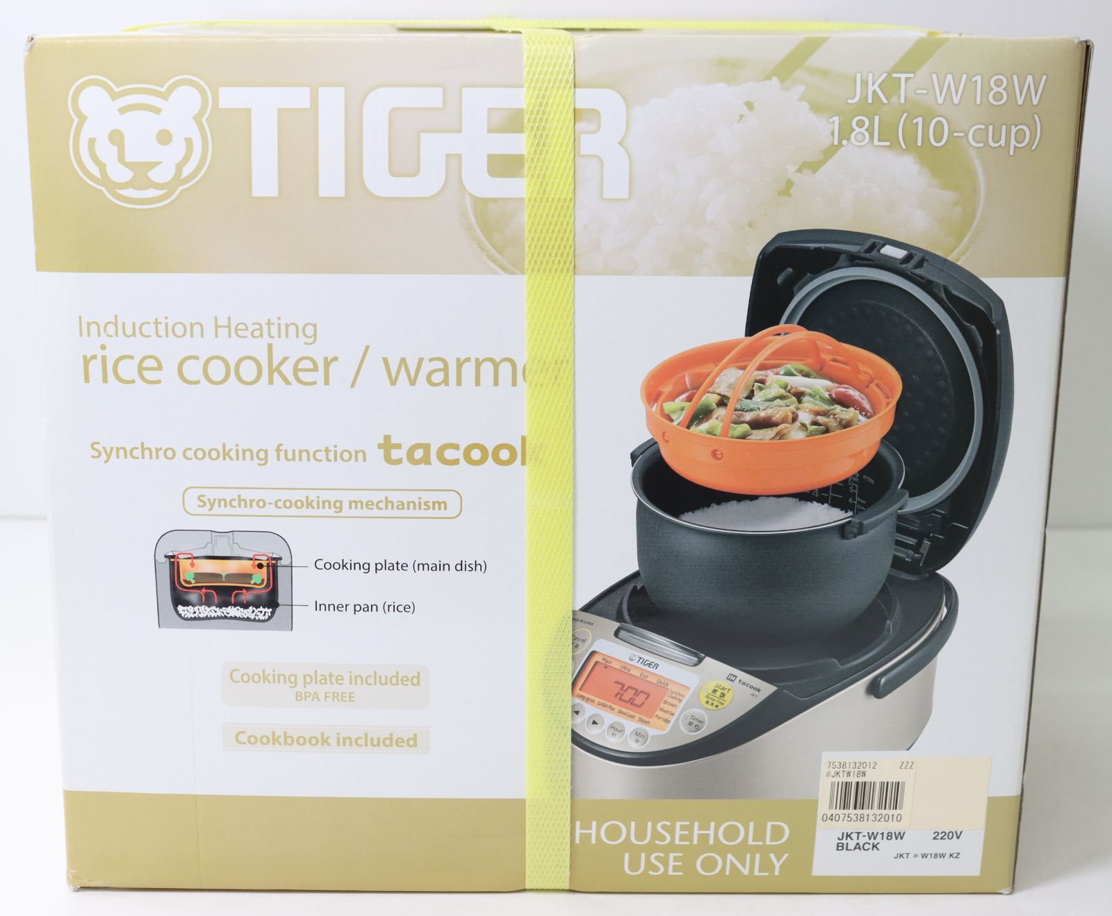 展示品・未使用】IH炊飯器 タイガー 5.5合炊き JKT-W10W 海外 展示品・未使用】IH炊飯器 タイガー 5.5合炊き JKT-W10W 海外