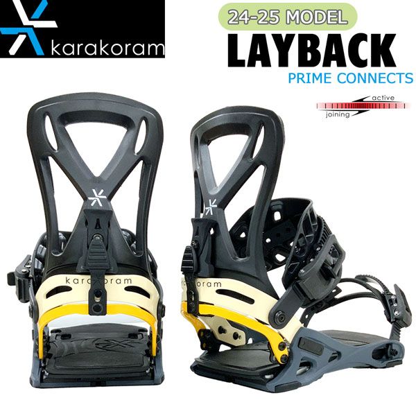 スノーボード ビンディング 24-25 KARAKORAM カラコラム LAYBACK レイバック 24-25-BD-KKM